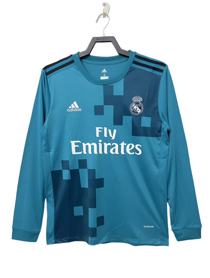 Retro Real Madrid 17/18 Third Kit ( Long Sleeve )