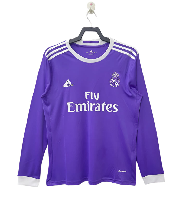 Retro Real Madrid 16/17 Away Kit ( Long Sleeve )