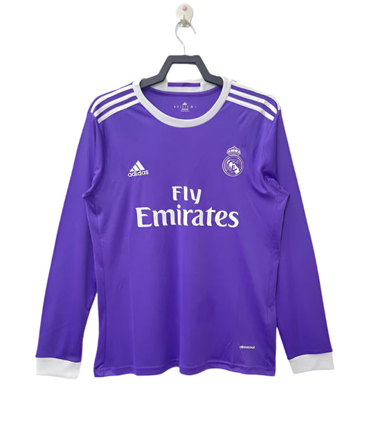 Retro Real Madrid 16/17 Away Kit ( Long Sleeve )
